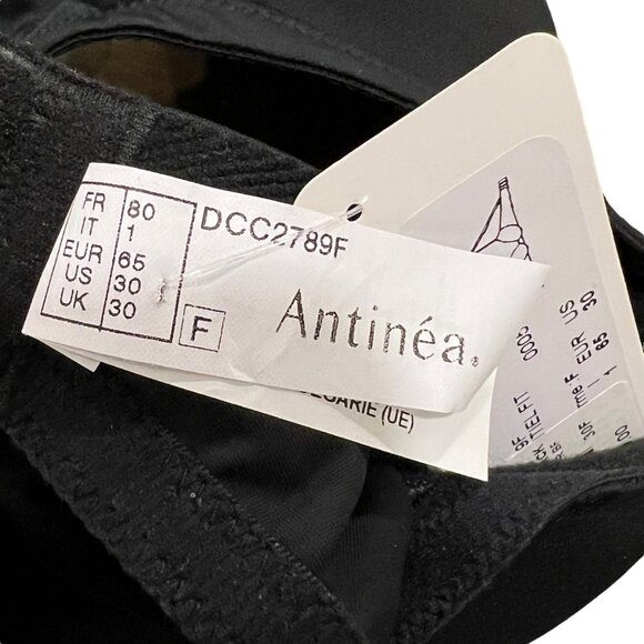 Antinéa Essentiel Fit Spacer Bra Black 30F NWT - Picture 3 of 4